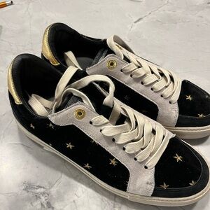 Zadig & Voltaire Black and Cream Sneakers